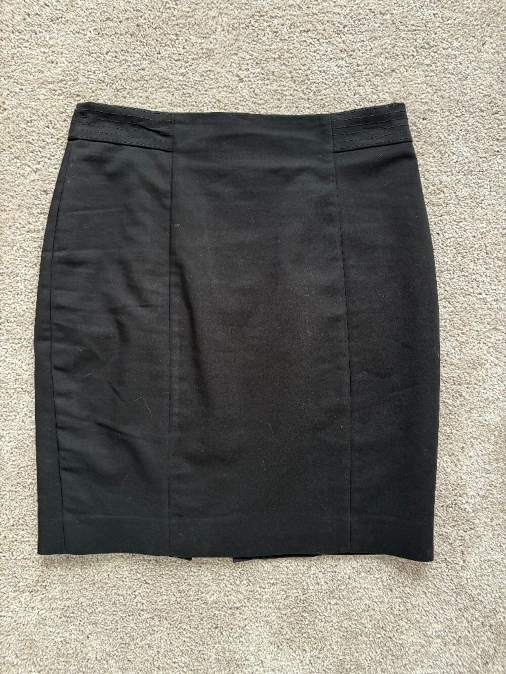 H&M Black Pencil Skirt Size 10 | Short Mini Work Skirt Classic Basic